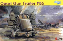 RealTS Dragon 1/35 Quad Gun Trailer M55 Smart Kit 6421
