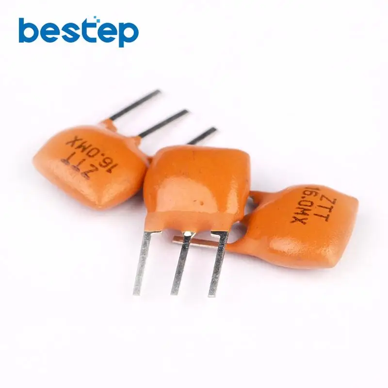 

50PCS Ceramic Resonators ZTT16.0MX 16MHZ 16.000MHZ 3P