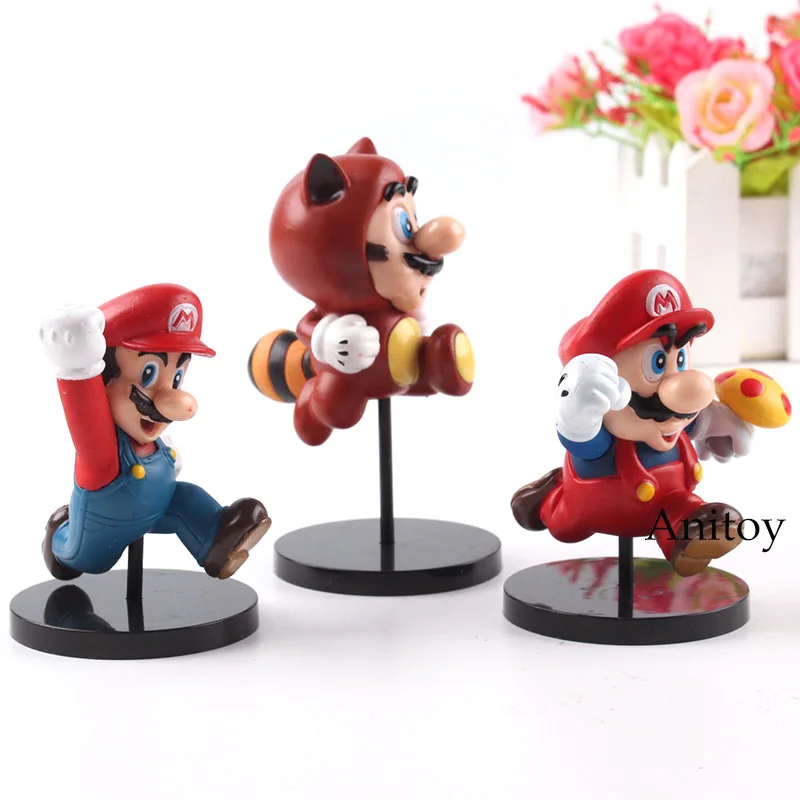 New Super Mario Bros Wii Mario Figure Toy PVC MEDICOM TOY Ultra Detail Figure Action Collection Model Toys for Boys 3pcs/set New Super Mario Bros Wii Mario Figure Toy PVC MEDICOM TOY Ultra Detail Figure Action Collection Model Toys for Boys 3pcs/set
