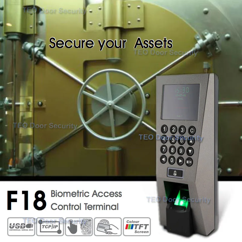 Zkteco F18 Access Control Time Attendance Recognition System Zkaccess3 5 Security System Usb Fingerprint Scanner With Sdk In Fingerprint Access Control From Security Protection