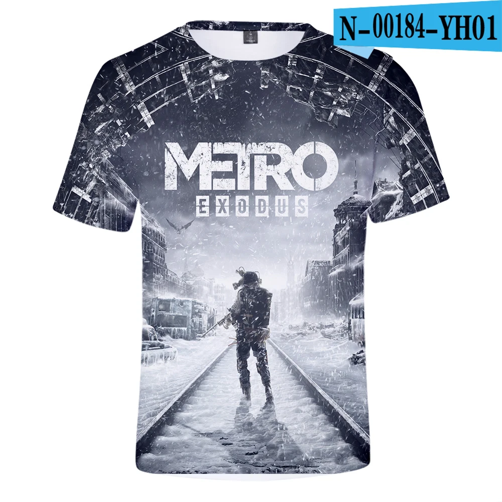 Новинка metro exodus 3D Футболка Мужская/Женская летняя крутая модная Harajuku metro exodus 3D Футболка Толстовка - Цвет: 3D