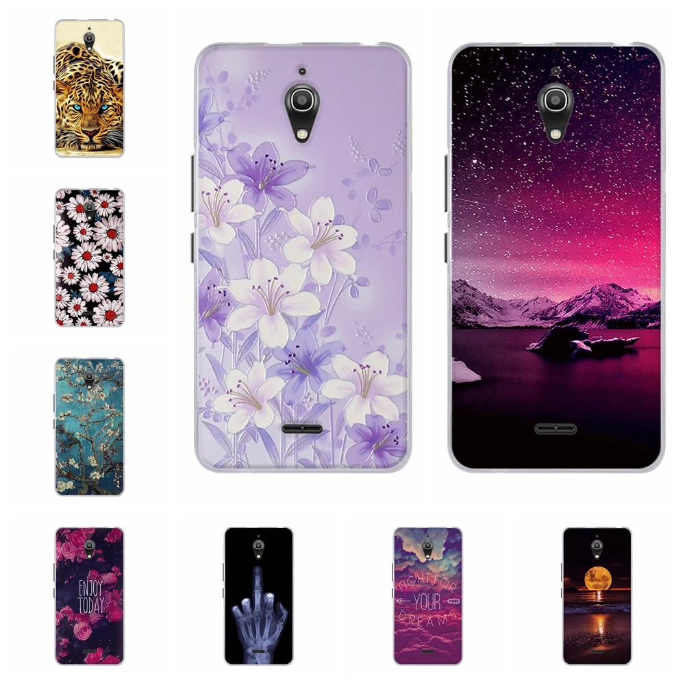 

For Alcatel A2 XL Case Ultra-slim Soft TPU Silicone For Alcatel A2 XL 8050D Cover 3D Floral Patterned For Alcatel 8050D Funda