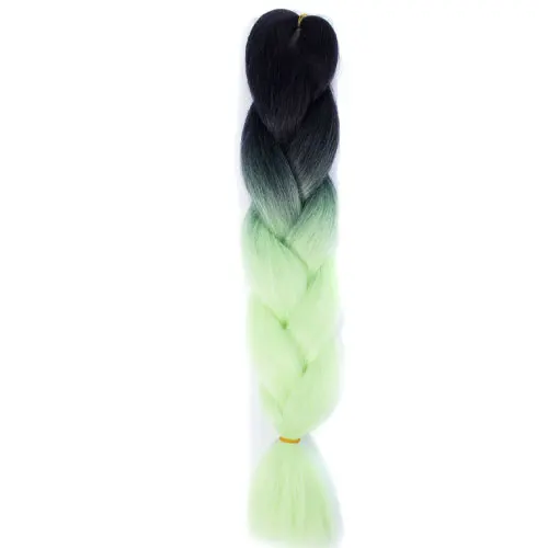 FALEMEI Ombre яки Джамбо плетеные волосы для наращивания 24 дюйма 100 г/упак. синтетические вязанные косички для женщин цветные - Цвет: T1B/4/30