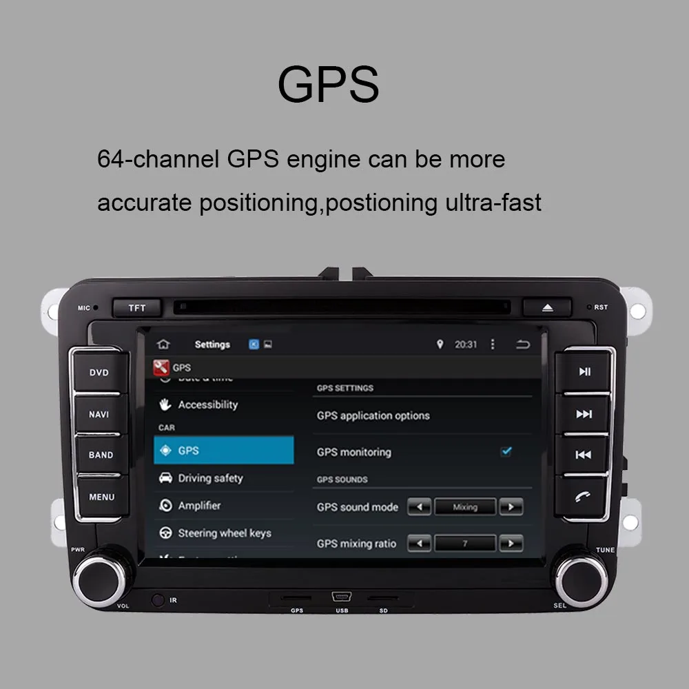 Perfect 2 DIN Android 9.0 Car DVD player For SKODA OCTAVIA/FABIA/SUPERB 2005 2010 With BT WIFI RDS Navigation Multimedia Radio Head unit 4