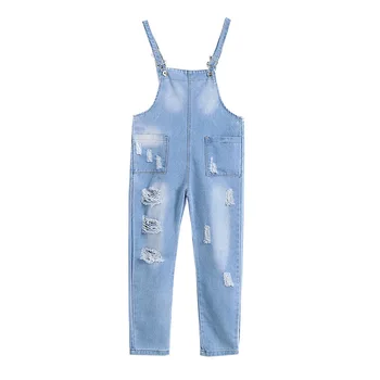 Kids Overalls Autumn Boys Girls Denim Suspenders Jeans for Teen Adjustable Strap Rompers Children Clothes Jumpsuit Clothing 2020 2