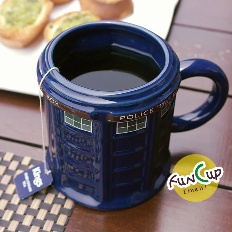 Кружка Doctor Who классическая круглая кружка ТАРДИС для полицейских участков