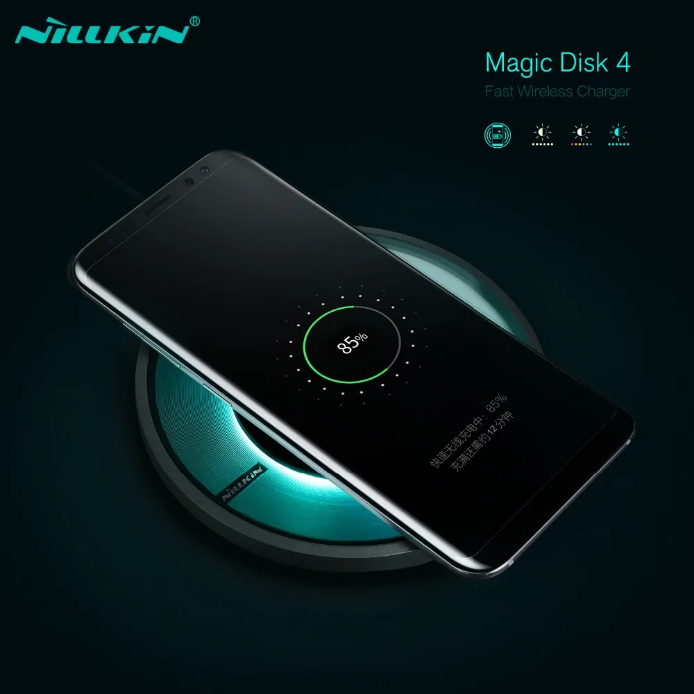Nillkin для iPhone X Qi Беспроводное зарядное устройство 8/8 Plus волшебный диск 4 IV Быстрая