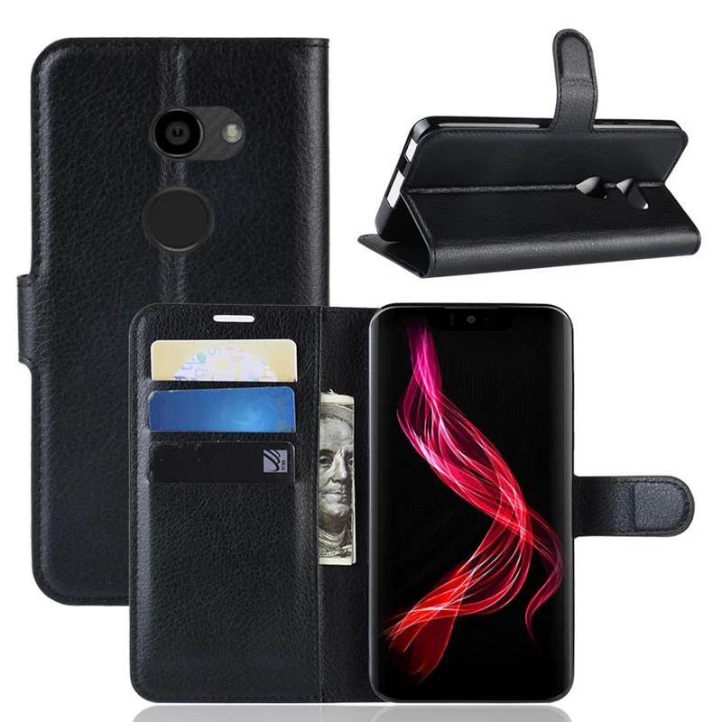 

Wallet Case For Sharp Sense2 Sense 2 SH-01L SHV43 Flip Leather Cover For ASharp AQUOS ZERO Phone Cases Bags TPU W Card Holder