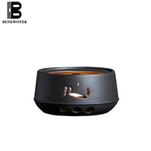 Японский стиль свечи настенный Чай плита Керамика полые Цветочный чай молоко отопления базы кунг-фу Чай набор аксессуаров Чай горшок полка