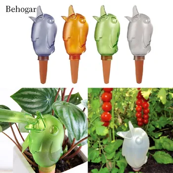 

Behogar Cute Bird Shaped Indoor Dripping System Automatic Watering Houseplant Plant Waterer Garden Suppiler Random Color