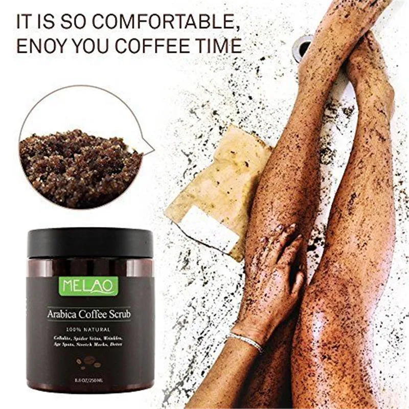 250ml Arabica Coffee Body Scrub Skin Care Body Scrub Exfoliating