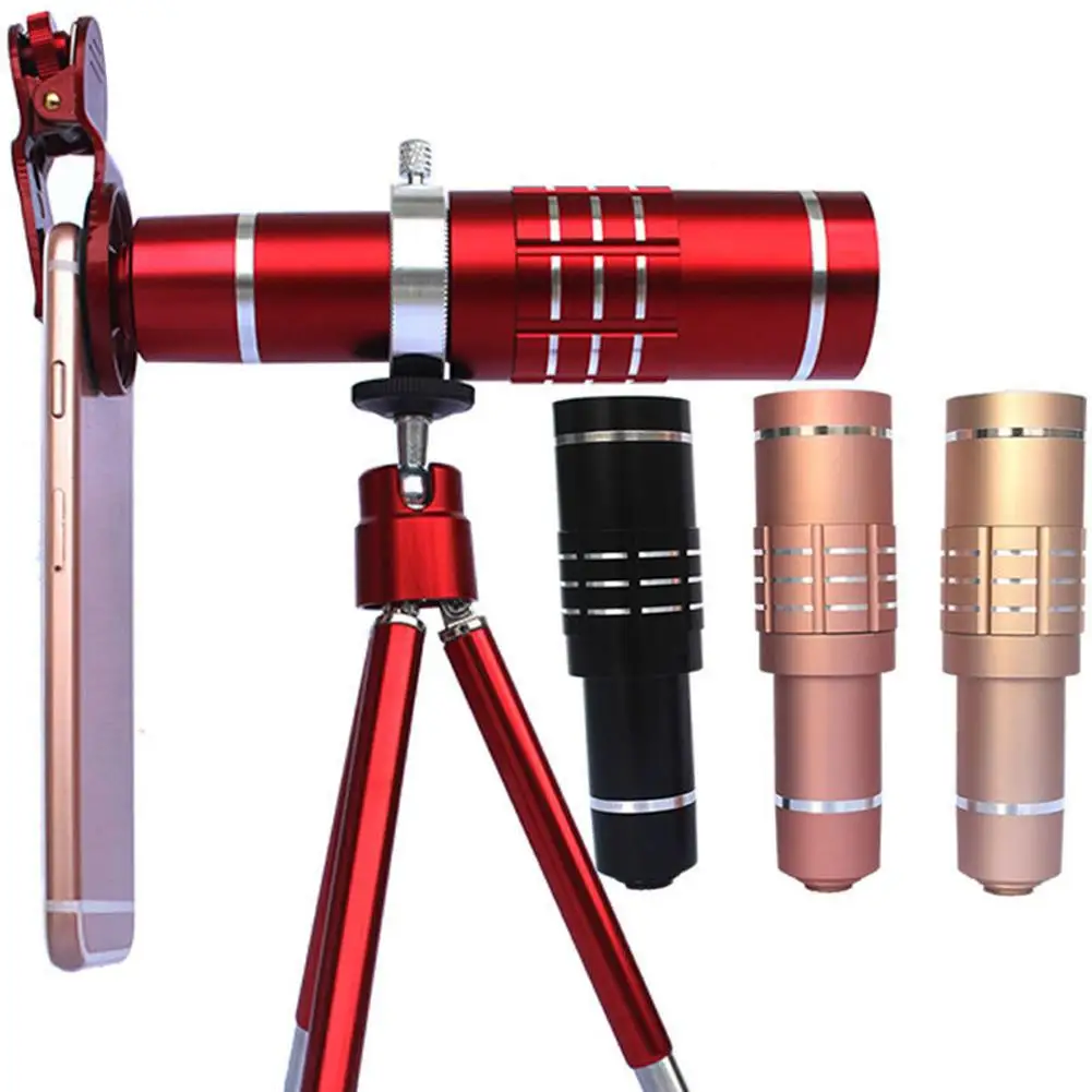 

18X HD Zoom Optical Cell Phone Camera Telescope Lens with New Mini Tripod and Clip 2019