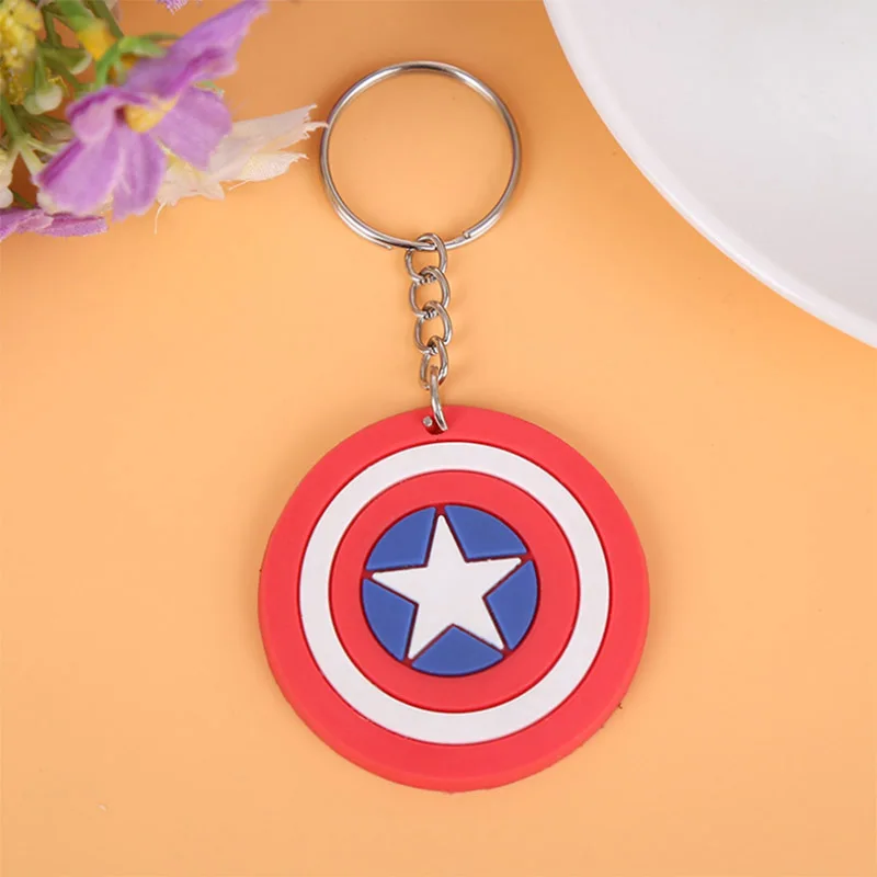 Cute-Cartoon-Keychain-Key-Ring-Gift-For-Women-Girls-Bag-Pendant-PVC-Figure-Charms-Key-Chains