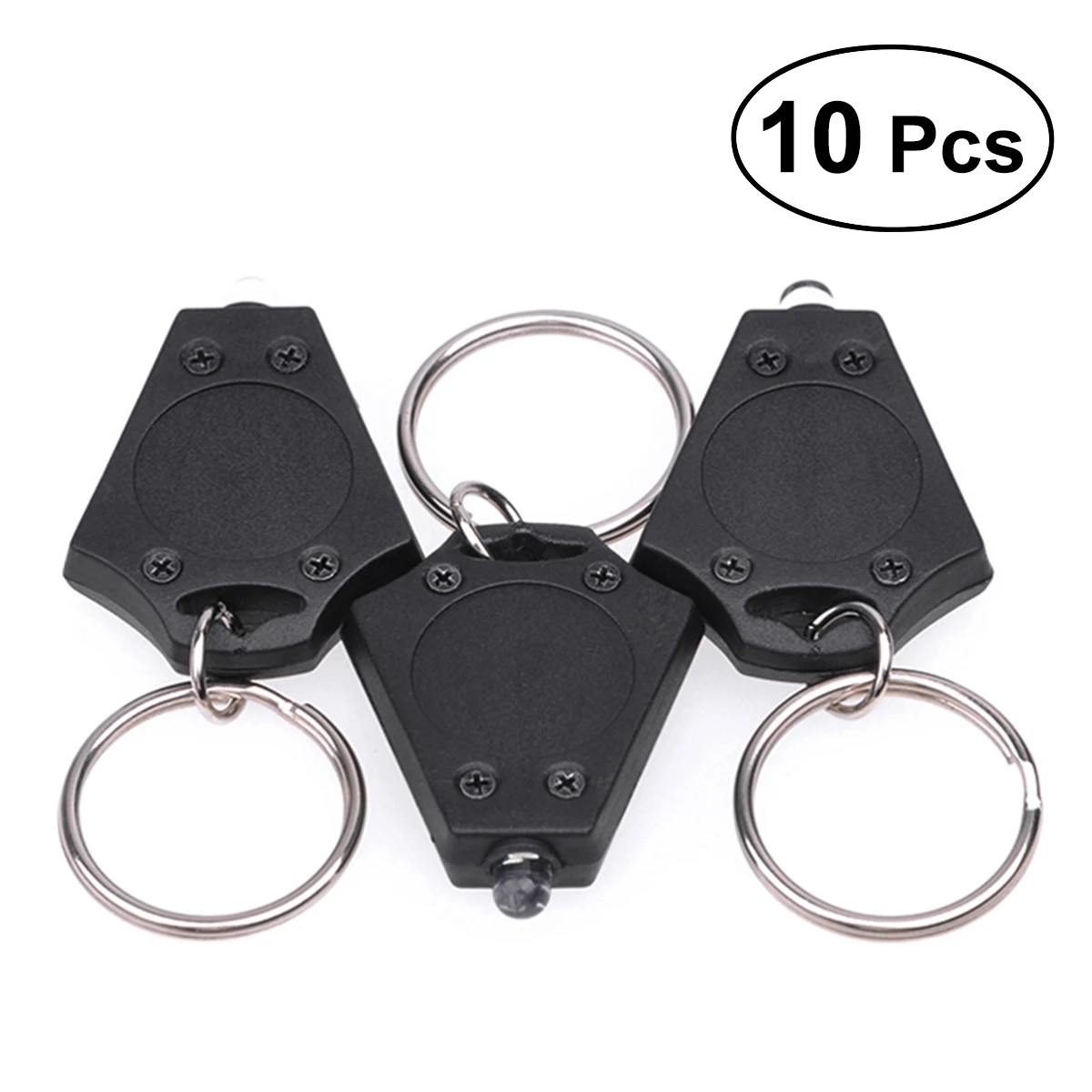 

10 PCS LED Light Keychain Mini Flashlight Ultra Bright Key Ring Light Torch