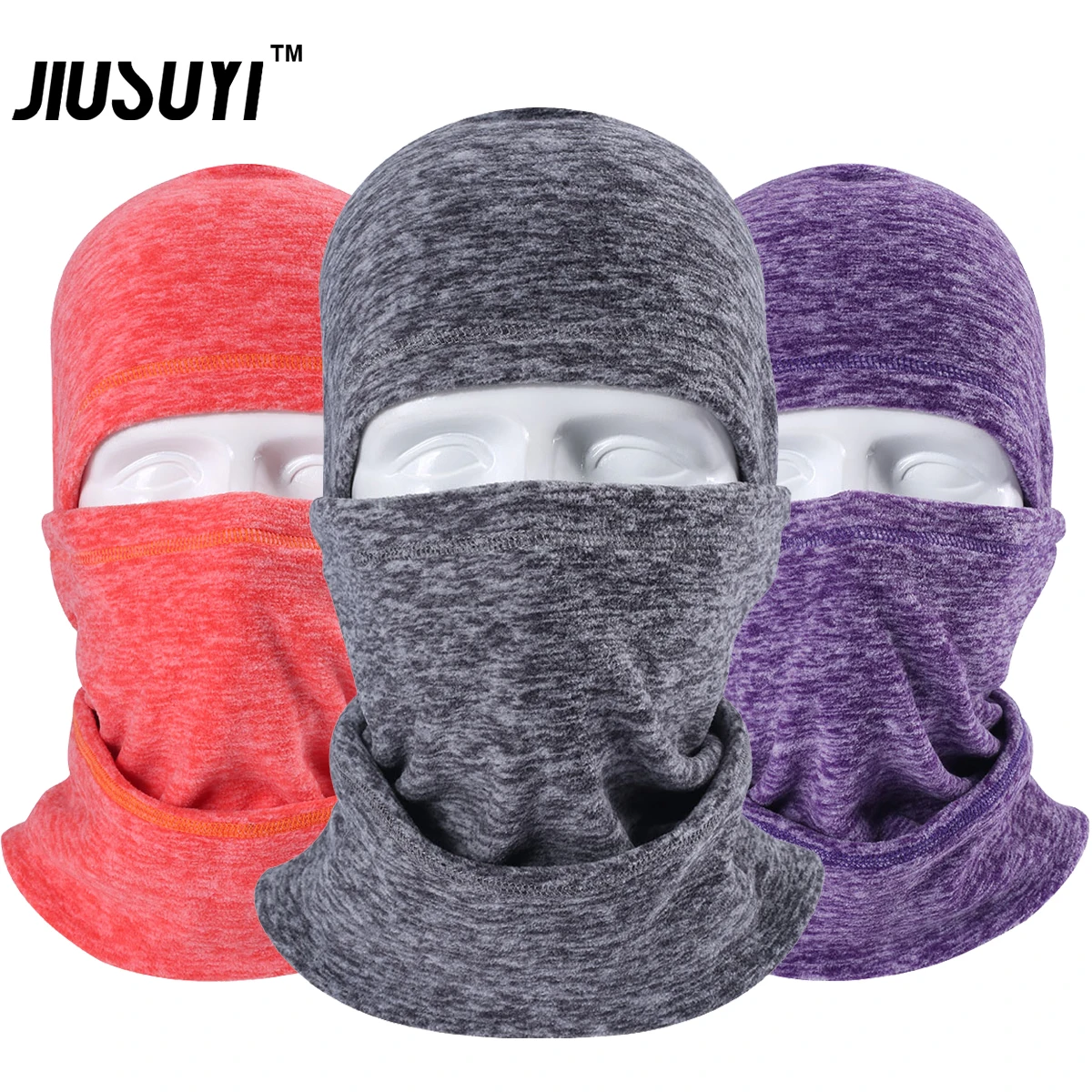Cold Weather Winter Fleece Wool Thermal Balaclava Neck Warmer Full Face