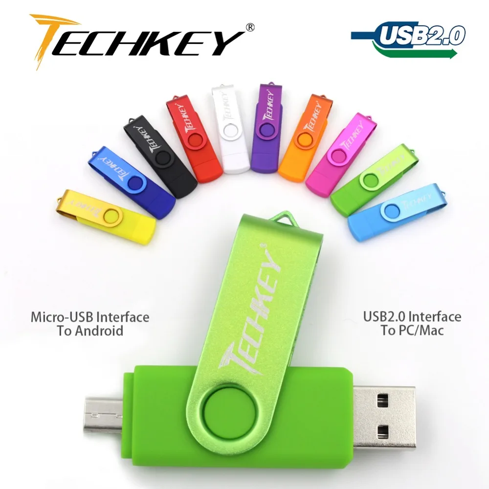 Usb флешка OTG для телефона 32 ГБ 16 8 4 Гб карта памяти мини внешний накопитель micro USB 2