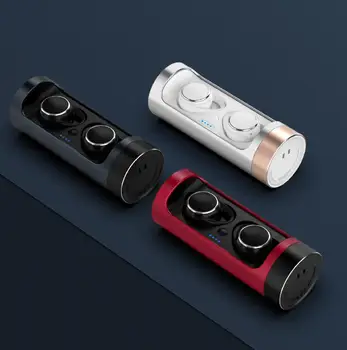 

TWISTER.CK Business TWS Earbuds Wireless Bluetooth Double Earphones Twins Earpieces Stereo Music Headset for iPhone X 8 8 Plus