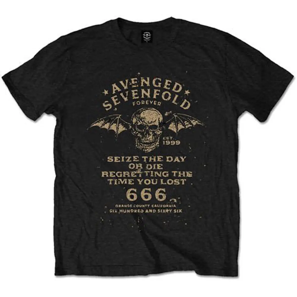 Avenged Sevenfold Лови день рок металлический лицензированный Футболка Для мужчин