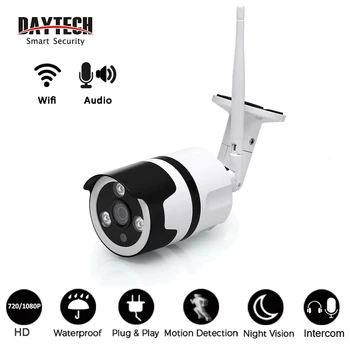 

DAYTECH 1080P Surveillance Camera CCTV Security Network Monitor Audio Wireless IP Camera WiFi P2P Waterproof Indoor Outdoor