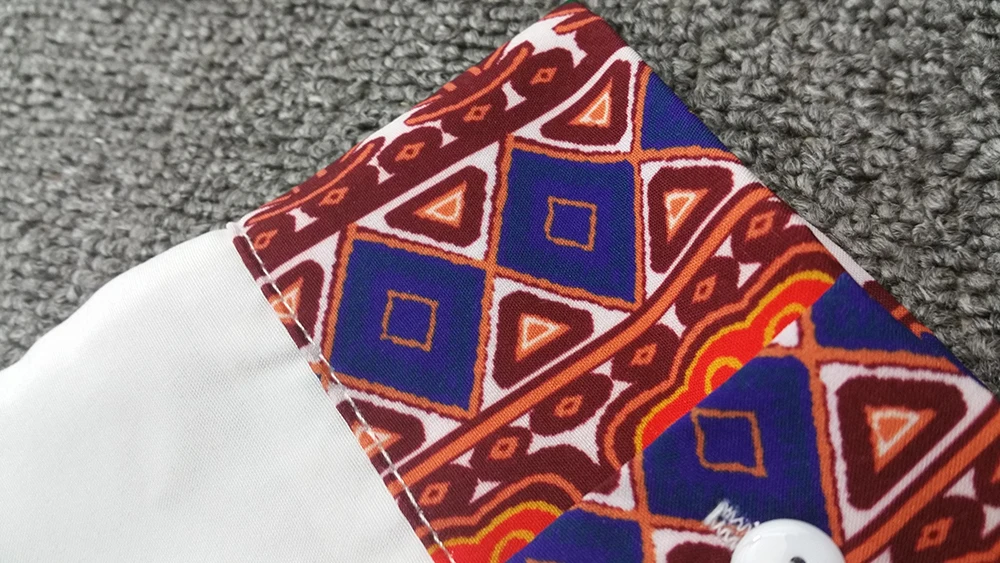 Новые стили Мужская африканская одежда традиционный Африканский узор рубашки мужские рубашки-Дашики Bazin Riche дизайн белого цвета
