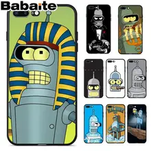 Babaite Futurama Bender Модный Дизайн чехол для мобильного телефона для iPhone 8 7 6 6S Plus 5 5S SE XR X XS MAX Coque Shell