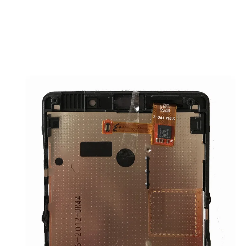 Сенсорный ЖК экран с рамкой для Nokia Lumia 820 4 3 дюйма 800x480|nokia screen|display screenlumia original |