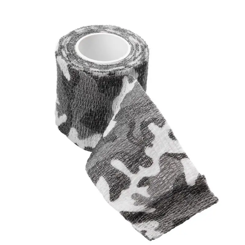 F 5x5 см камуфляж эластичная лента камуфлирующая накидка Camo инструмент для охоты, уличный - Цвет: F
