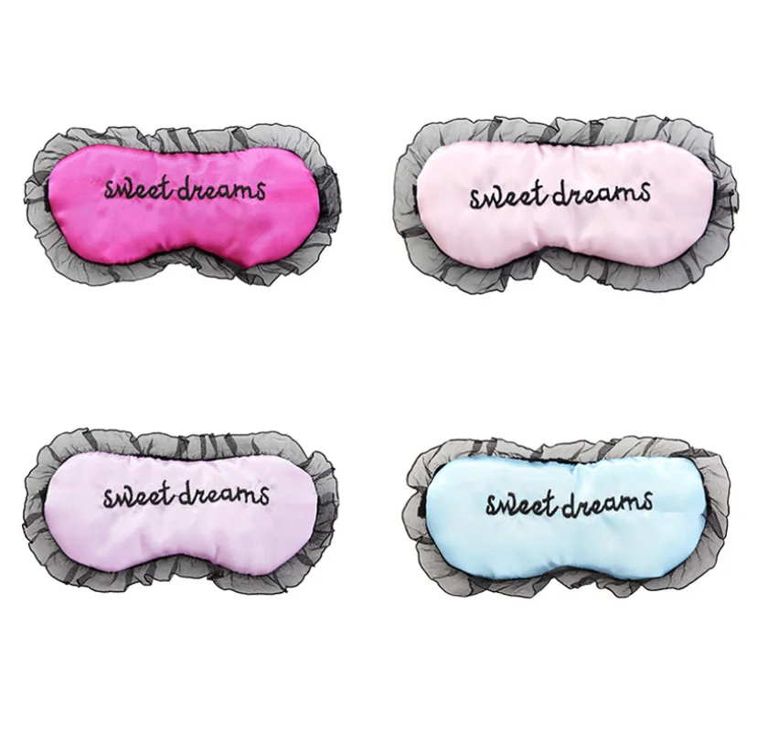 

Duplex Silk Sleeping Eye Mask Sexy Eye Shade Sleep Mask Black Mask Bandage on Eyes for Sleeping