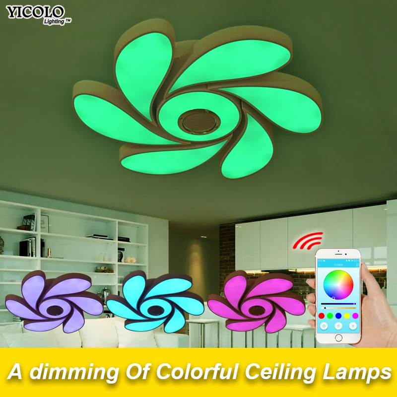 

Smart APP Remote Ceiling Lights Bluetooth Music Led Ceiling lamps 72W 108W Led For Kids Room Led Spot Light Lamp