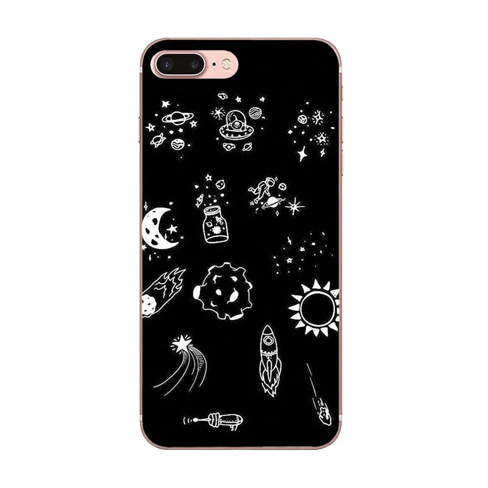 Космический корабль для HTC 530 626 628 630 816 820 One A9 M7 M8 M9 M10 E9 Plus U11 Moto G G2 G3 G4