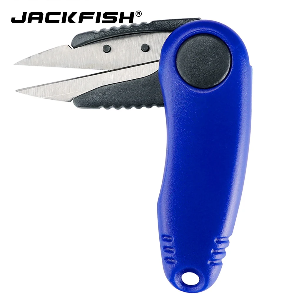 Buy JACKFISH 7.5cm Fold Fish Scissor Fishing Tackle for Fishing Clipper Cutting