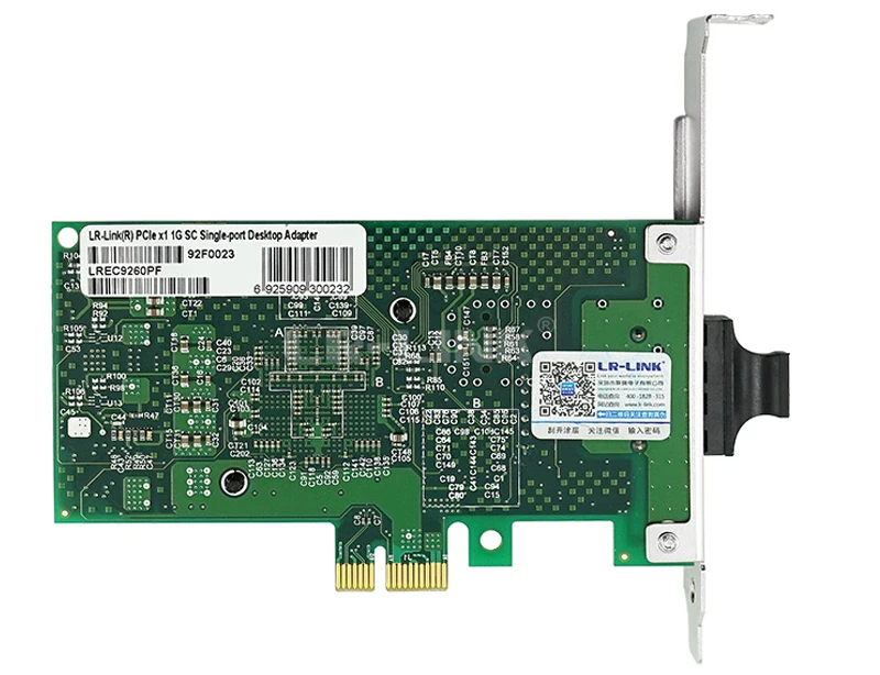 LR-LINK 9260PF гигабитная Ethernet Сетевая карта 1000base-lx PCI-Express волоконно-оптическая Lan Карта серверный адаптер настольный Intel 82576