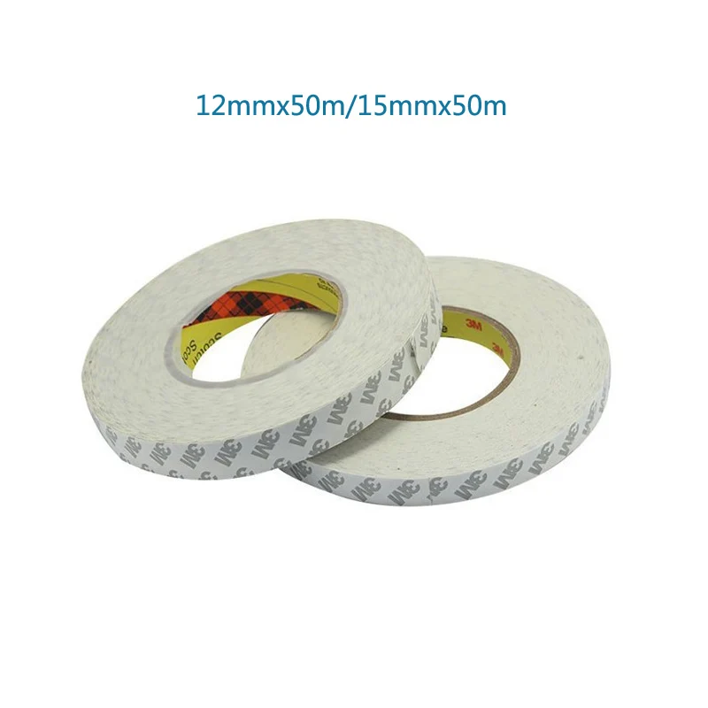 2pcs 12mmx50m,15mmx50m 3M Double Sided Adhesive Tape For Phone LCD