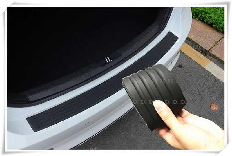 

Car Styling Black Rubber Rear Guard Bumper Protector Trim cover for toyota chr audi a6 c7 subaru xv bmw f30 renault captur honda