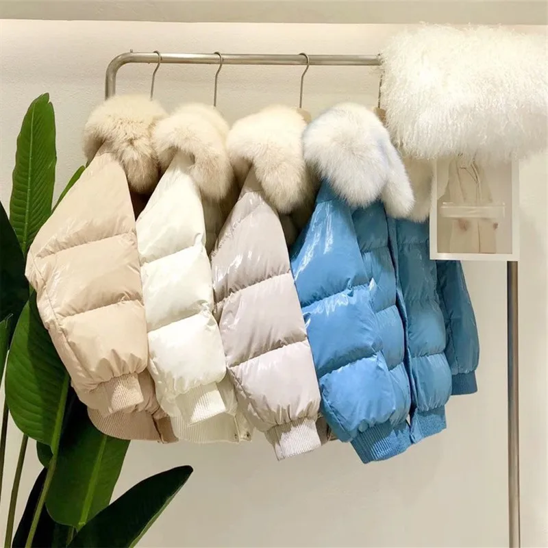 Fitaylor белая парка на утином пуху зимняя куртка для женщин большой ...