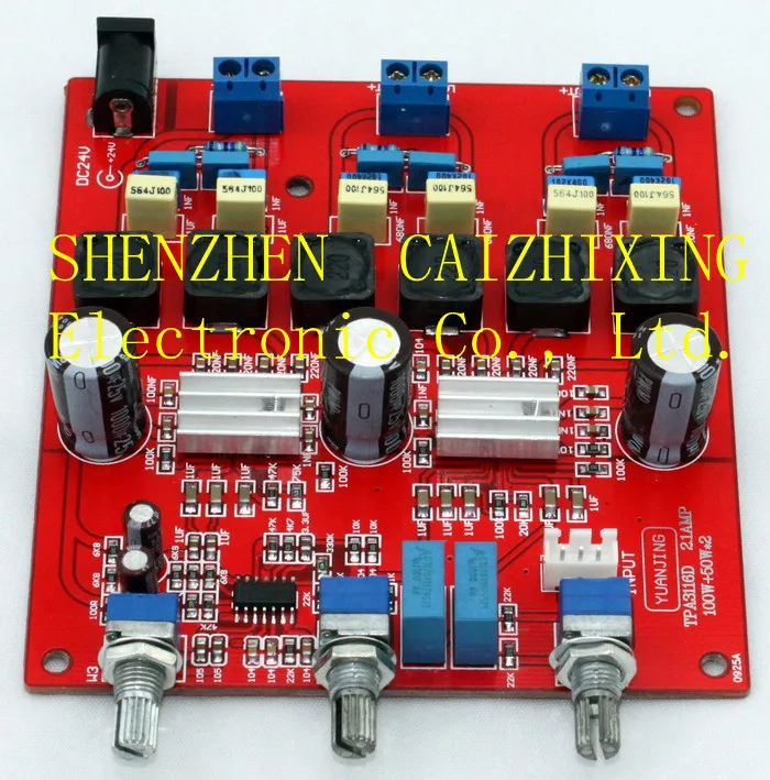 Плата цифрового усилителя TPA3116 2 1 (100 Вт + 50 Вт) сабвуфер|digital amplifier board|subwoofer 100wsubwoofer