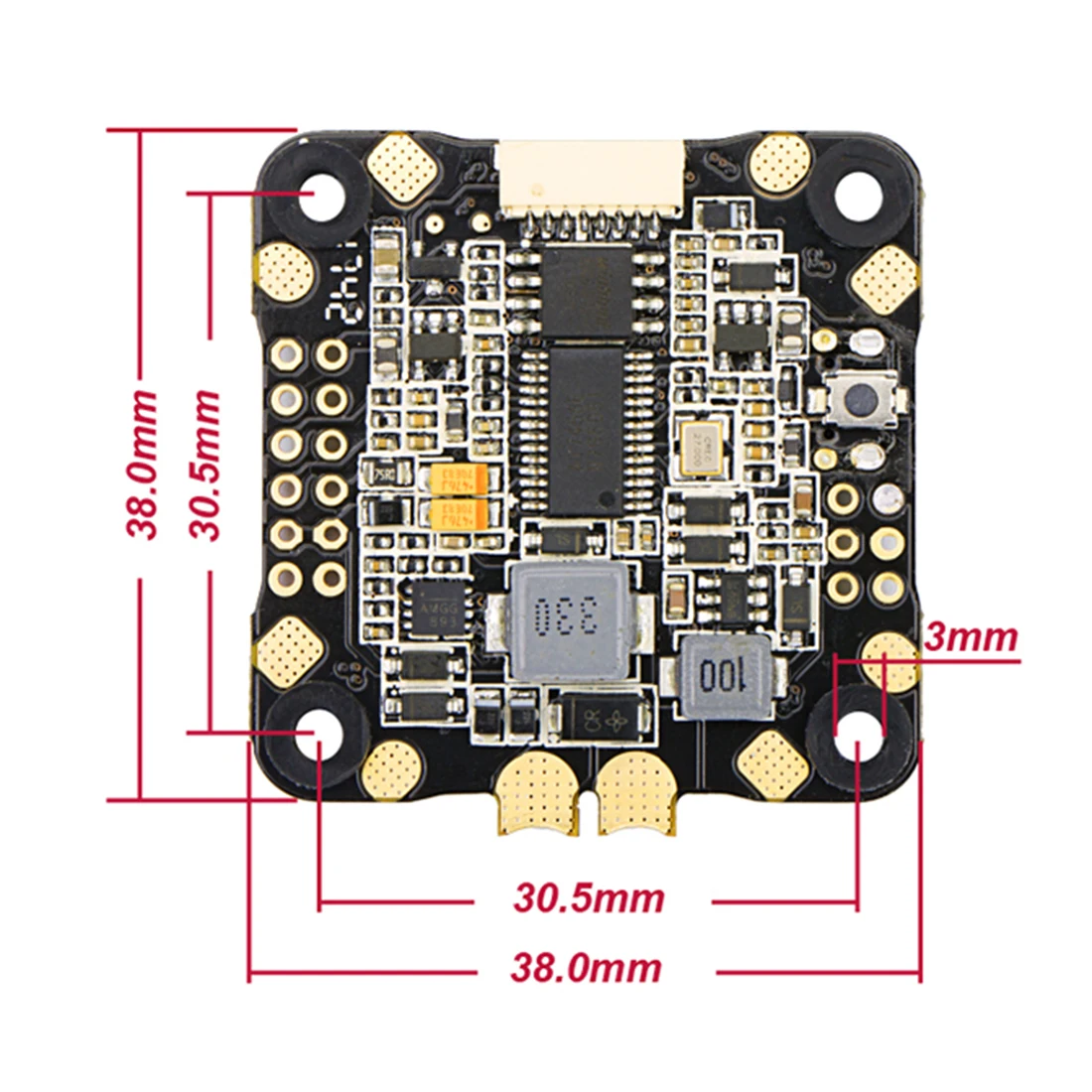 DYS F4 PRO V2 блок управления полетом STM32 MCU интеграция OSD DSHOT для FPV дрона|FPV-системы| |