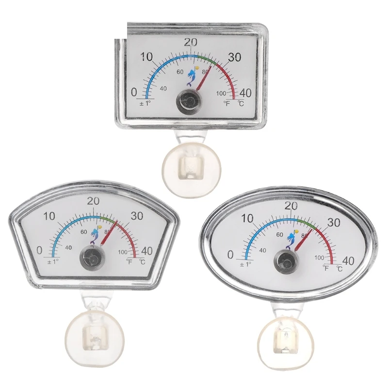

Aquarium Thermometer Pointer Fish Tank Temperature Dial Submersible With Suction Cup fish tank temperature product 3 Types