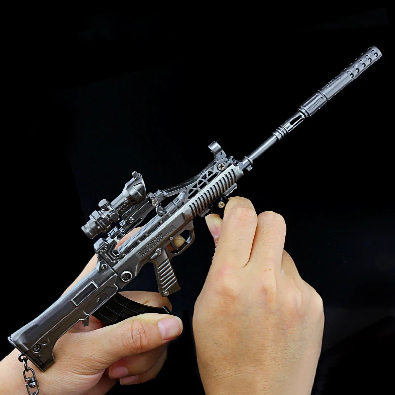 27 см QBZ95 игра Playerunknown's Battlegrounds 3D PUBG брелок кастрюля кулон забавные детские