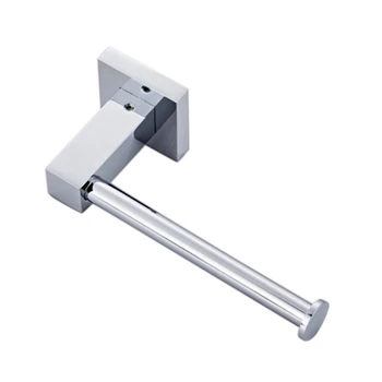 

Silver Toilet Paper Holder Wall Mount Tissue Roll Hanger Stainless Steel Home Bathroom Accessories