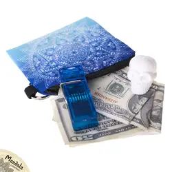 Новая горячая Распродажа геометрический женский деньги сумки синий мини-кошелек с модными принтами Для женщин кошелек держатель