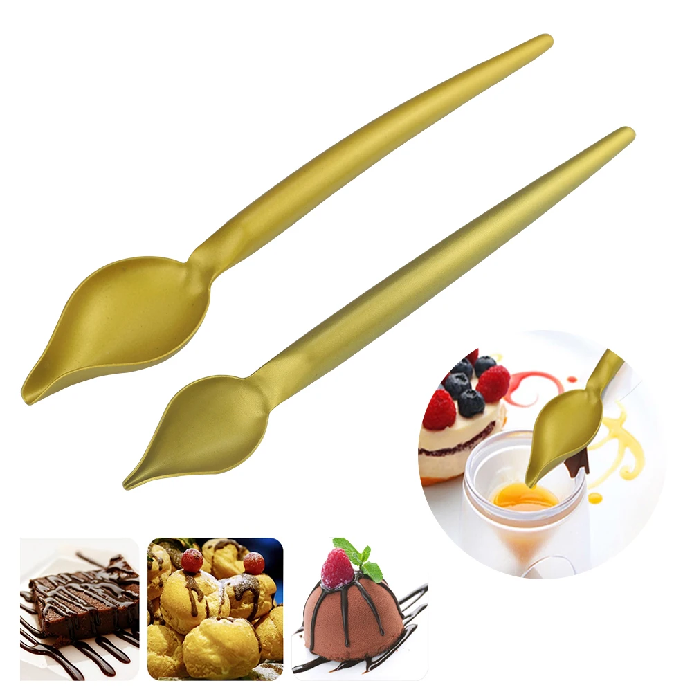 

Kitchen accessories Multi-use Deco Spoon dessert cake decorating baking pastry tools Precision Chef Culinary Drawing Spoons