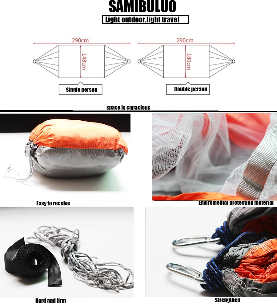 Mosquito Nylon Hammock (3)