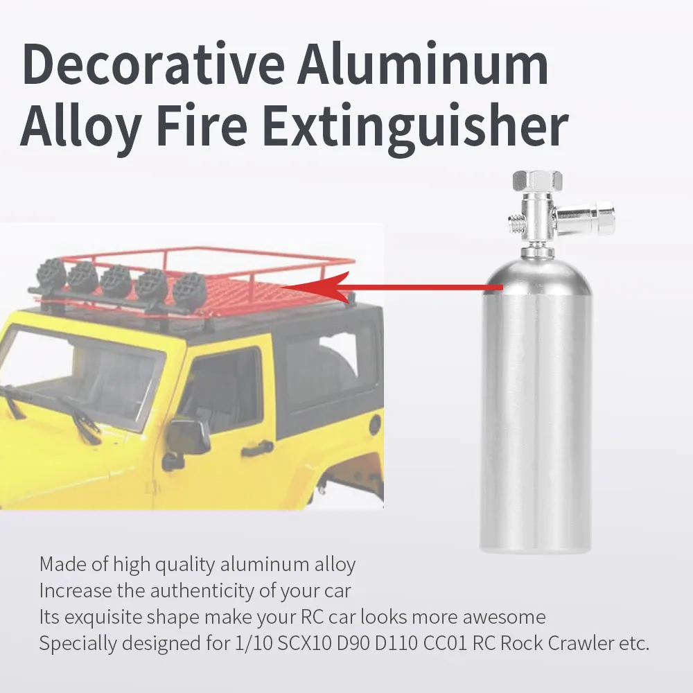 Decorative Fire Extinguisher decorative aluminum alloy fire extinguisher rc rock crawler Decorative Fire Extinguisher decorative aluminum alloy fire extinguisher rc rock crawler