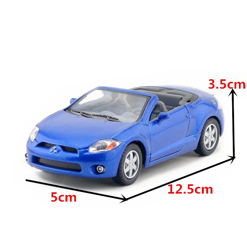 Высокая моделирования современный Mitsubishi Eclipse модель родстера, 1: 36 масштаб сплава отступить модель автомобиля, 2 открыть дверь, бесплатная