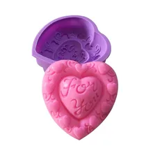 Best Offers Single heart Shaped Mould Baking Craft Moon Cake Making Silicone Soap Mold Best Offers Single heart Shaped Mould Baking Craft Moon Cake Making Silicone Soap Mold