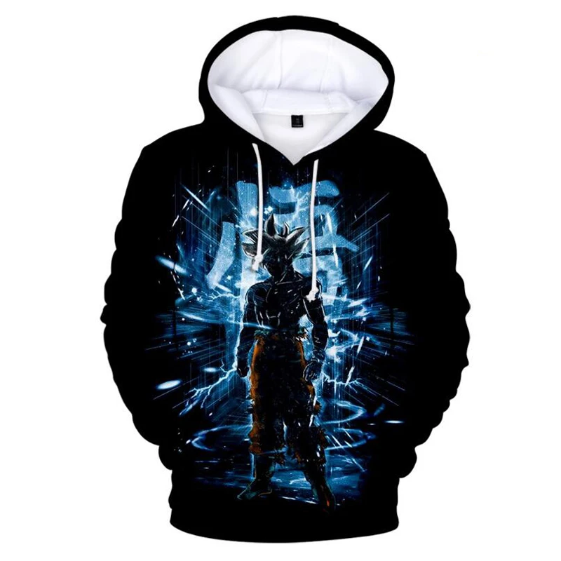 004 Anime Hoodie Dragon Ball Z Pocket Hooded Sweatshirt Kid Goku 3D Hoodies Pullovers Men Women Long Sleeve Outerwear Poleron Hombre - Цвет: 004