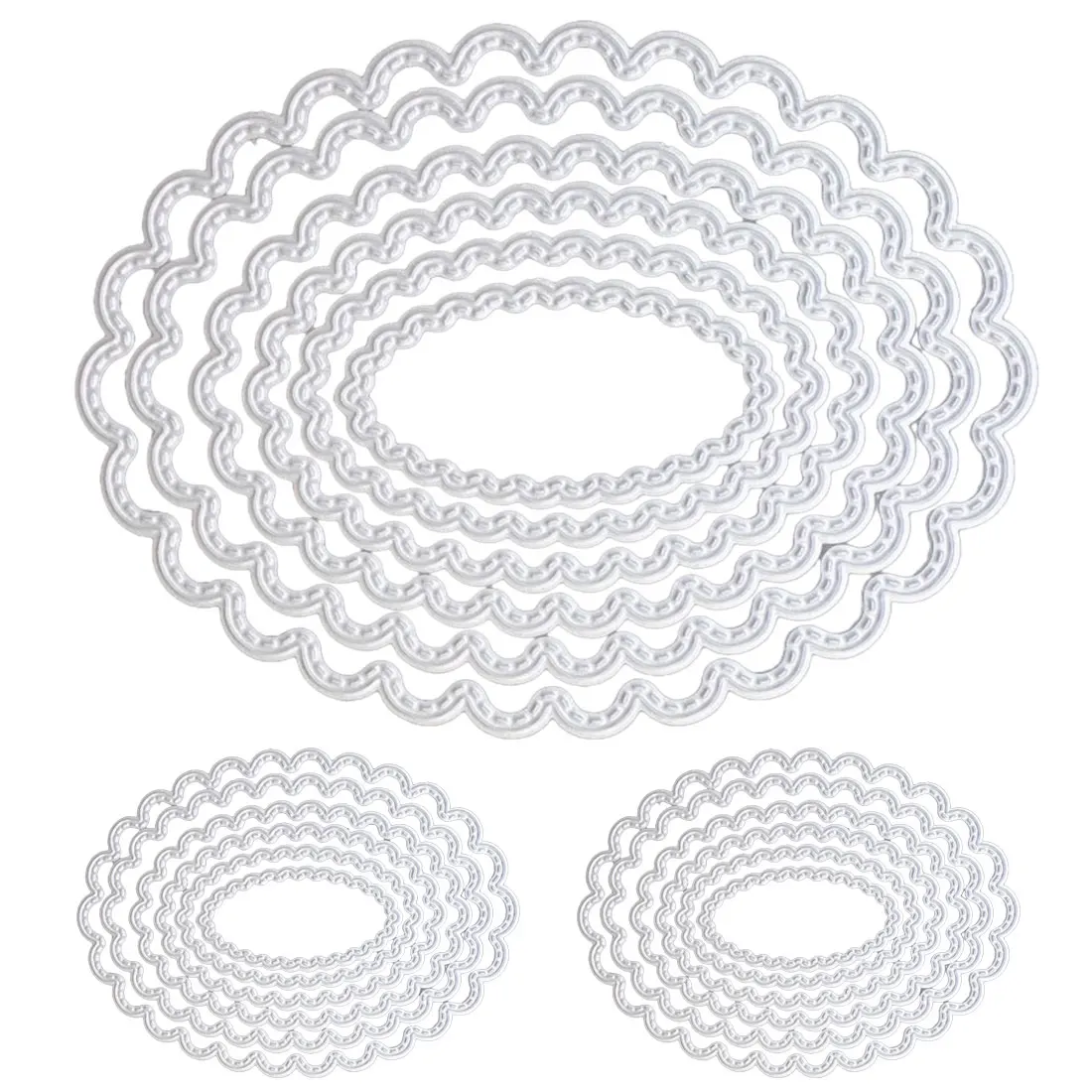 

DIY Paper Cards 4 Patterns Mixed Frame Metal Cutting Dies Stencils for DIY Scrapbooking/Photo Album Decorative Embossing