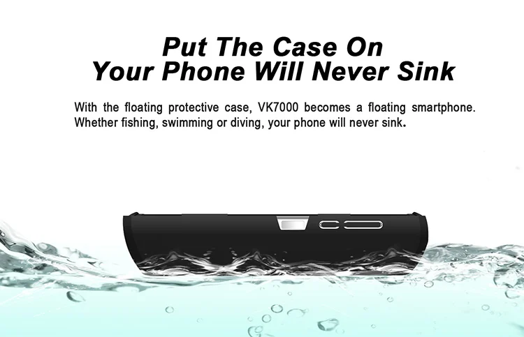 VKWORLD VK7000 4GB RAM 64GB ROM MTK6750T 1.5GHz Octa Core 5.2 Inch Incell Corning Gorilla Glass 5 HD Screen IP68 Waterproof Dual Camera Android 8.0 4G LTE Smartphone