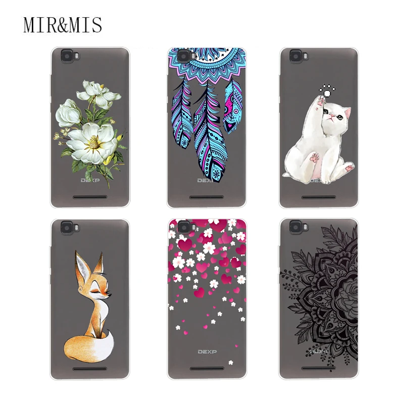 Case For Dexp Ixion El450 Force 5.0 inch Printing Drawing Silicone Phone Cases Cover Inch |